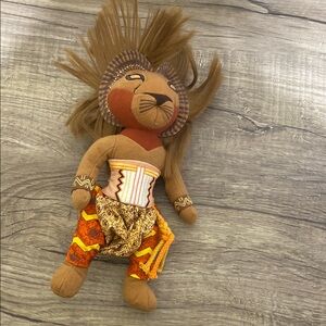 Disney the Lion king Broadway Plush Toy with Colorful Outfit